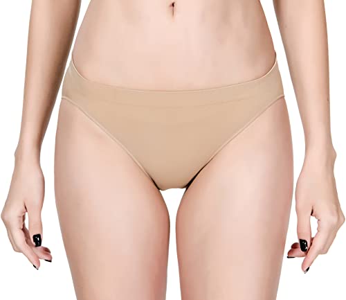 Girls and Women Dance Undergarment Ballet Briefs Nude Camisole Leotard Seamless Underwear,Adjustable Straps2