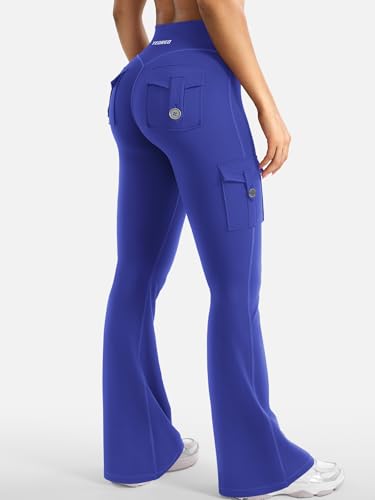 Image of YEOREO CoreFlex Women Workout Flare Leggings