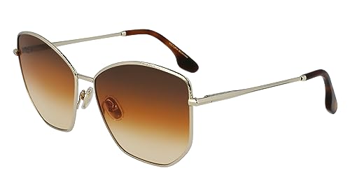 Victoria Beckham Vb225S 47944 Occhiali, 702 Gold Brown, 59 Unisex-Adulto