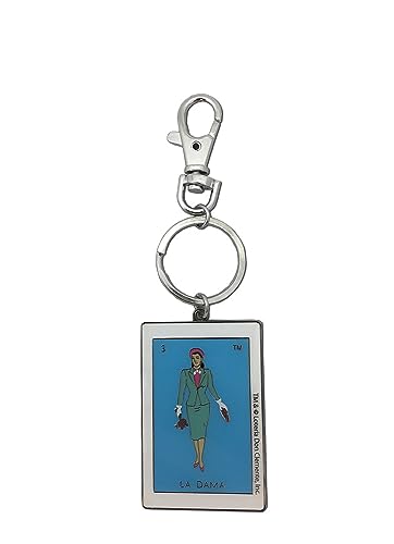 Great Eastern Entertainment Loteria - Dama Card Keychain