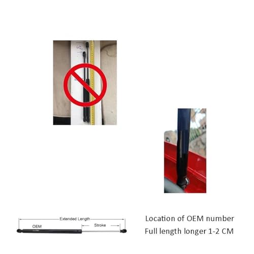 Vérins de levage de capot pour Hummer H3, une structure renforcée pour une ouverture sécurisée