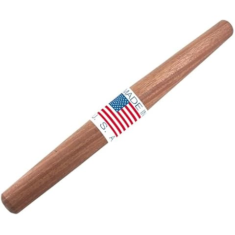 Top Notch Kitchenware Mahogany French Rolling Pin | Non-Stick Kitchen Tool | Tapered Solid Wood Design for Precise Bakin | Ideal for Professional & Home Bakers Cover