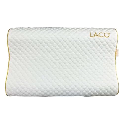 Laco - Coussin Royal Palace, Oreiller Ergonomique Cervical, Oreiller Memoire de Forme, Oreiller Orthopédique Cervicales, Réduit Les Tensions Cervicales et...