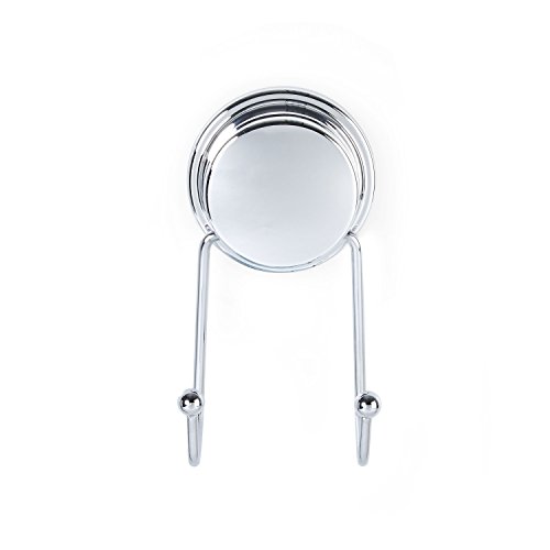 Better Living Products 13821 KROMA Stick-N-Lock Plus Double Robe Hook, Chrome