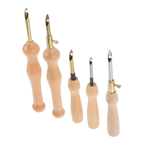 ERINGOGO Stitching Embroidery Punch Needles Set of 5 Smooth Surface for Beginners and Professionals