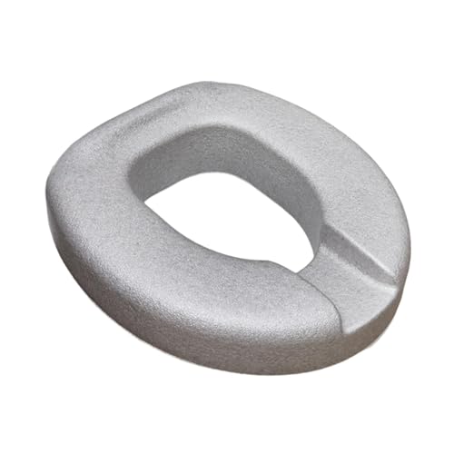 Folpus Rehausseur de siège de toilette en, coussin pratique et confortable, universel, Gris