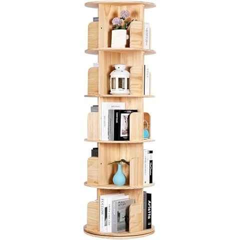 Rengue Rotating Bookshelf Tower Cover