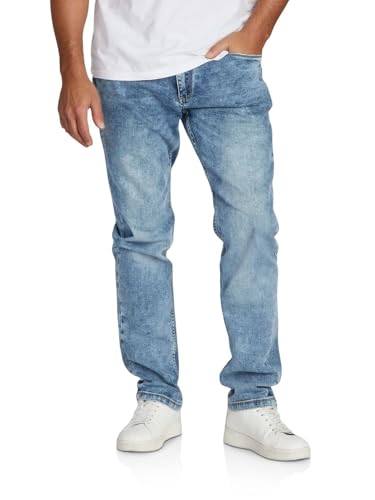 riverso Jeans męskie stretch długie, prosty krój RIVChris spodnie dżinsowe, kolor czarny, niebieski, szary 29 30 31 32 33 34 36 38 40, 32W / 32L