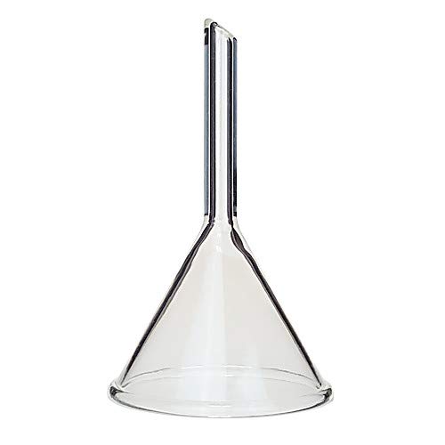 GSC FUNNEL-SS-90-12, Borosilicate Glas Short Stem Funnel 90mm Opening, Pack of 12