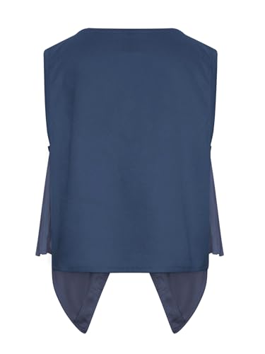 Kids Unisex Faux Suede Fringe Vest Cowgirls Fancy Dress Up Wild West Theme Party Tassels Cowboy Outfits4