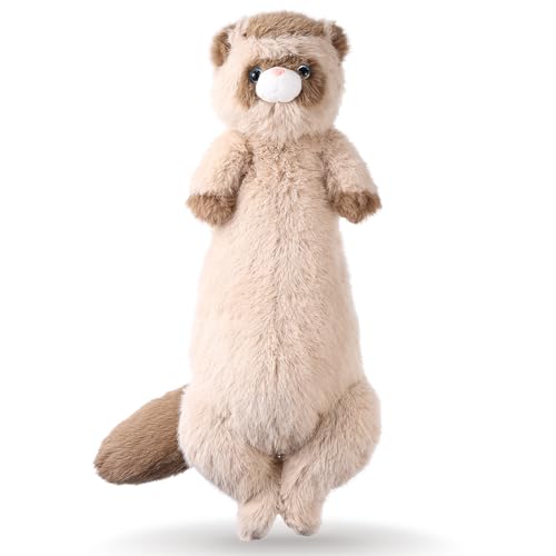 ZJoey 20.5 Inch Ferret Plush Pillow