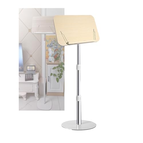 Support de livre réglable pour la lecture et la musique - Supporte jusqu'à 25 kg, idéal pour les manuels scolaires, les recettes, les partitions et plus encore, design ergonomique et confort