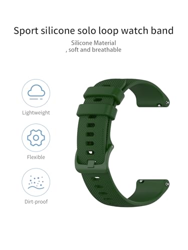 Correa Silicona Deportiva Repuesto Kimeag S81 Verde miniatura 6