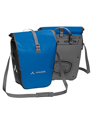 VAUDE Fahrradtaschen für Gepäckträger Aqua Back 2x24L in blau 2 x Hinterradtaschen wasserdicht, Fahrrad Gepäckträgertasche hi