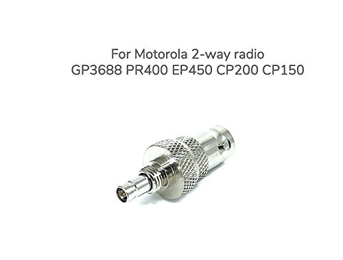 Adaptador antena hembra BNC para radio Motorola miniatura 2