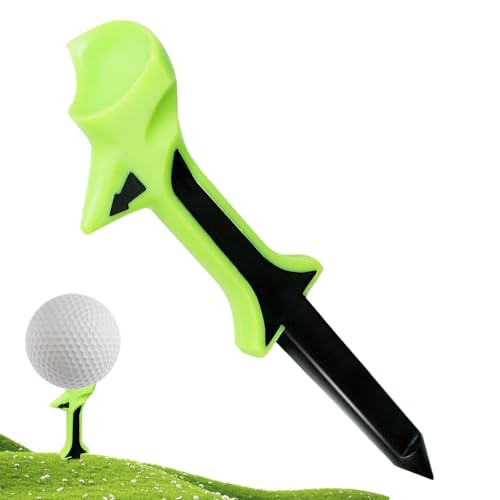 Course Golf Tee - Camisetas de golf con inclinación de 10 grados para golfistas | Equipo deportivo de pelota de larga distancia para práctica diaria, lecciones de entrenamiento, principiantes y