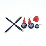 KingVal Replacement Landing Gear Propeller Fairing RC Parts Combo Compatible with WLtoys XK A280 RC Airplane Glider
