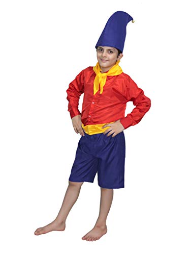 Image of Kaku Fancy Dresses Polyester Boy Cartoon Costume -Red & Blue, 3-4 Years
