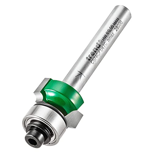 Fresa de radio guiada de 2mm para redondear bordes de madera con limpieza 2