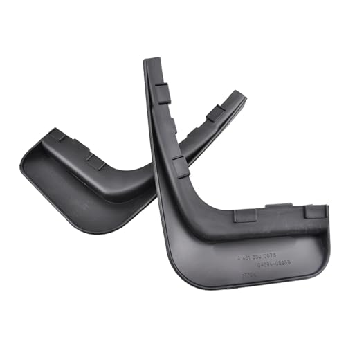 Bavettes garde-boue Smart 451 protection robuste 4 pièces noir - 3