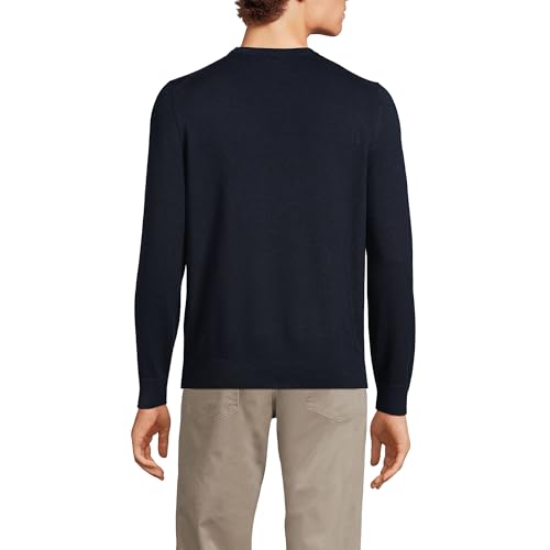 Lands' End Men's Fine Gauge Cotton Crew Neck Sweater2