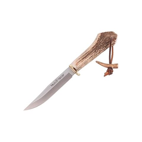 Cuchillo de caza Muela Gredos GRED-13H con puño de asta de ciervo y hoja MOVA de 13 cm Cover