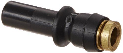 Legris 3166 56 60DOT Nylon & Nickel-Plated Brass Push-To-Connect Fitting, Complies with DOT, Inline Reducer, 1/4