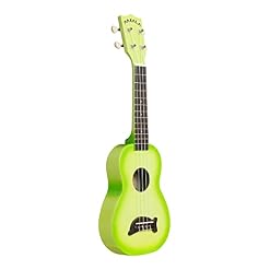 Kala Makala Ukulélé soprano Motif dauphin Vert pomme - Les Beatles, Paul McCartney, John Lennon, RIngo Starr, George Harrison