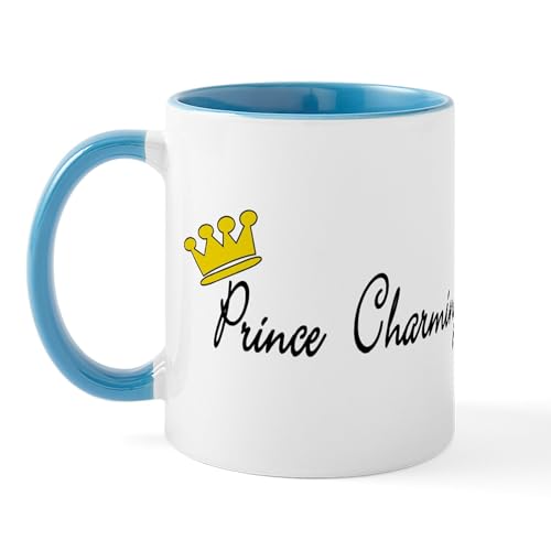Taza de cerámica CaféPress Prince Charming 11 oz miniatura 1