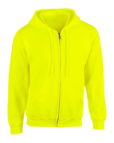 Mens Full Zipper Hoodies Adult Heavy Blend Full-Zip Up Hooded Sweatshirt - in 16 Colors. Sizes S-5XL