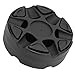 minifinker Palline da Hockey all'aperto, Disco da Hockey su Strada a 5 Colori Lucido Piatto Forma Unica per Allenamento Quotidiano di Pattinaggio(Nero)