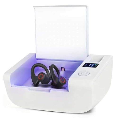 VOCOMAXA Hearing Aid Dryer Dehumidifier Electronic Ultra Violet Device for Hearing Aid Maintenance and Care Removes Sweat & Moisture from Hearing Aids