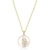 KELMALL 14K Gold/Silver Plated Chunky Bubble Initial Necklace for Women Dainty Personalized Letter Pendant with Cubic Zirconia Bold Statement Jewelry Gift for Her Birthday Anniversary