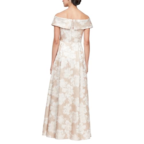 Image of Alex Evenings Women's Formal Long Ballgown Mother of The Bride Dress with Pockets