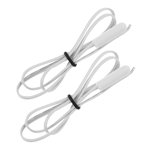 SOLUSTRE Temperature Sensor Probe for Refrigerators 2pcs Freezer Thermistor Kit Easy Install Fridge Thermometer