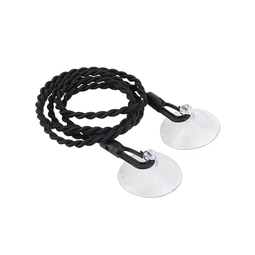 Happyyami Portable Outdoor Travel Clothesline Elastic Suction Cup Rope Slip Braided String Easy Installation for Camping Rv Laundry Needs
