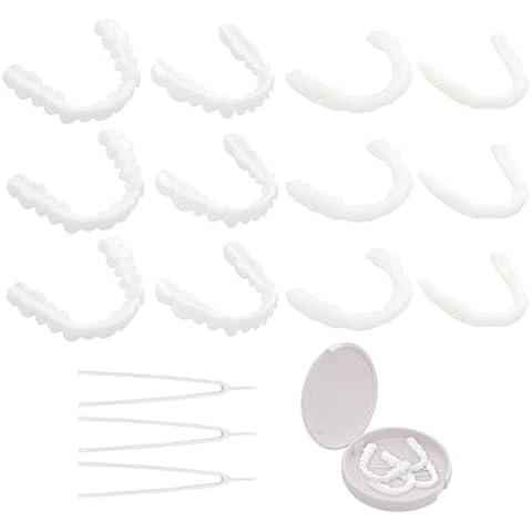 LUODAKA 3 Sets Snap On Veneers Teeth Cover