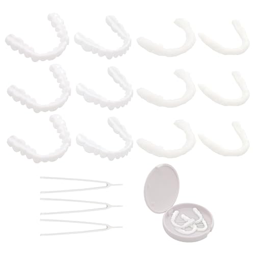 3 Sets Veneers Teeth - Easy to Use, Natural Look, Portable, Ideal for Instant Smile, Snap On Veneers for Men and Women