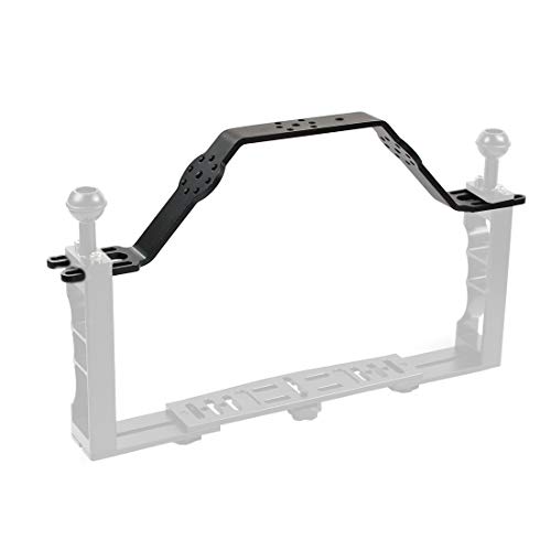 Sea frogs Handheld Camera Bracket Handle Aluminum Alloy Diving Support Expansion Accessories for DSLR Underwater Camera Housing (Black) - Image 2