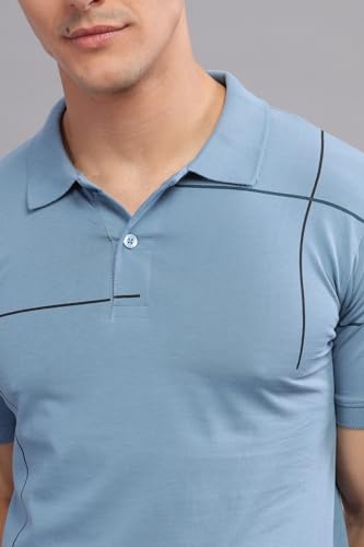 Image of ADRO Regular Fit Polo T-Shirt for Men| Printed Polo T-Shirt | Cotton Polo T Shirt
