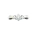 Clothes Clip – Cinch Together Your Dress, Sweater, Cardigan or Other Clothing - Handmade Snowflake Design