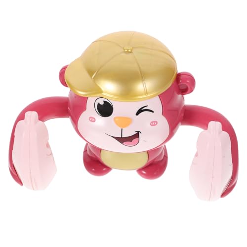 LIOOBO 1PC Electric Tumbling Monkey Sing Dance Cartoon Plaything for Crawling Interactive Effects Design for Developmental Play Random Color