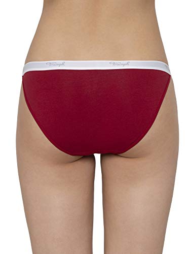 Image of Triumph Stretty Cotton 141 Everyday Comfort Tanga Brief - Pack of 3(Colors and Prints May Vary)