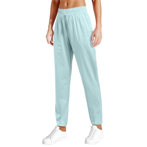 Comfy Womens Pants, Comfy Stretch Active Pants for Women Over 50 High Waisted Quicking Dry Hiking Trousers