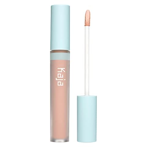 Kaja Korean Under Eye Brightener, Eye Concealer | with Aqua Ceramide, Peach-toned Eye Concealer, Hydrating, Blendable, Base Make up, Seamless Coverage for Dark Circles and Puffiness, 0.19 Oz Cover