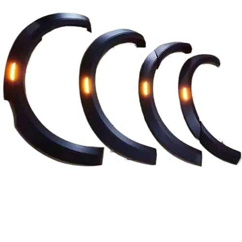Ceja Neumático Guardabarros Para Ford Para Ranger T7 T8 2018 2019 Guardabarros Piezas Exteriores Luz Orificio Radar Kits Carrocería Rueda Accesorios Arco Rueda Guardabarros(L*ED RANGER T*7)