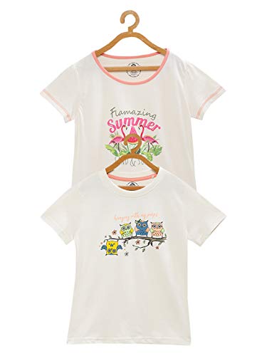 Image of CuB McPAWS be curious Girls Pack of 2 Organic Tshirt
