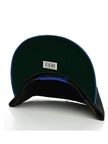 D&I Classic Blank Snapback Flat Bill Visor Hat Cap w Adjustable Adjustable Back2
