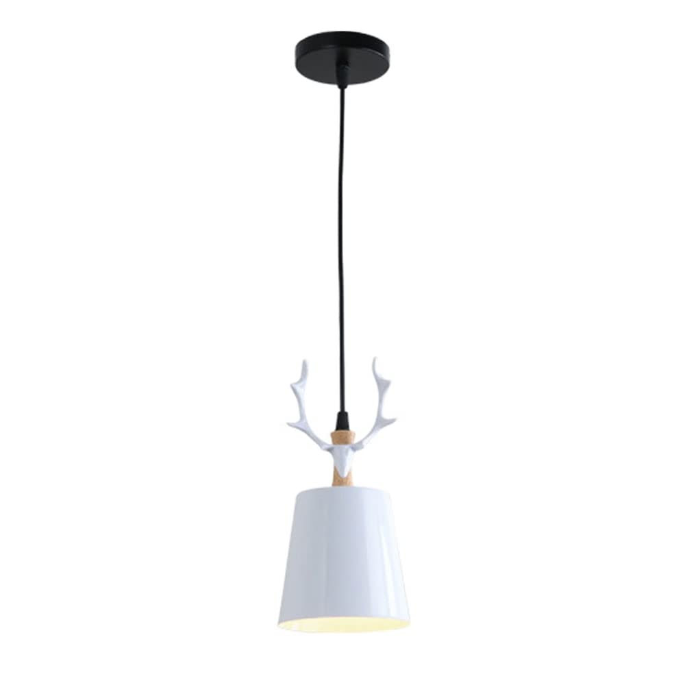 STVDEDG Bedroom Atmosphere Chandeliers Antlers Accessories Pendant Light E27 Source Single Head Hanging Lamp Porch and Aisle Decoration Lighting Fixtures for Kitchen Island,Foyer,Entryway,Hallway