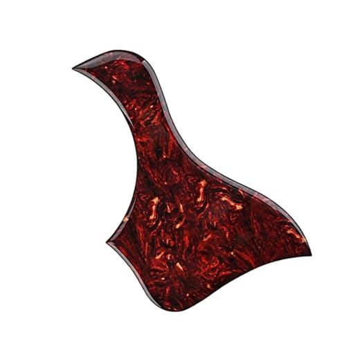 エレキギターのピックガード フォークギタープロテクター アコースティックギターピックガード 77HC 粘着式スクラッチガードステッカー 傷防止(GQ456)